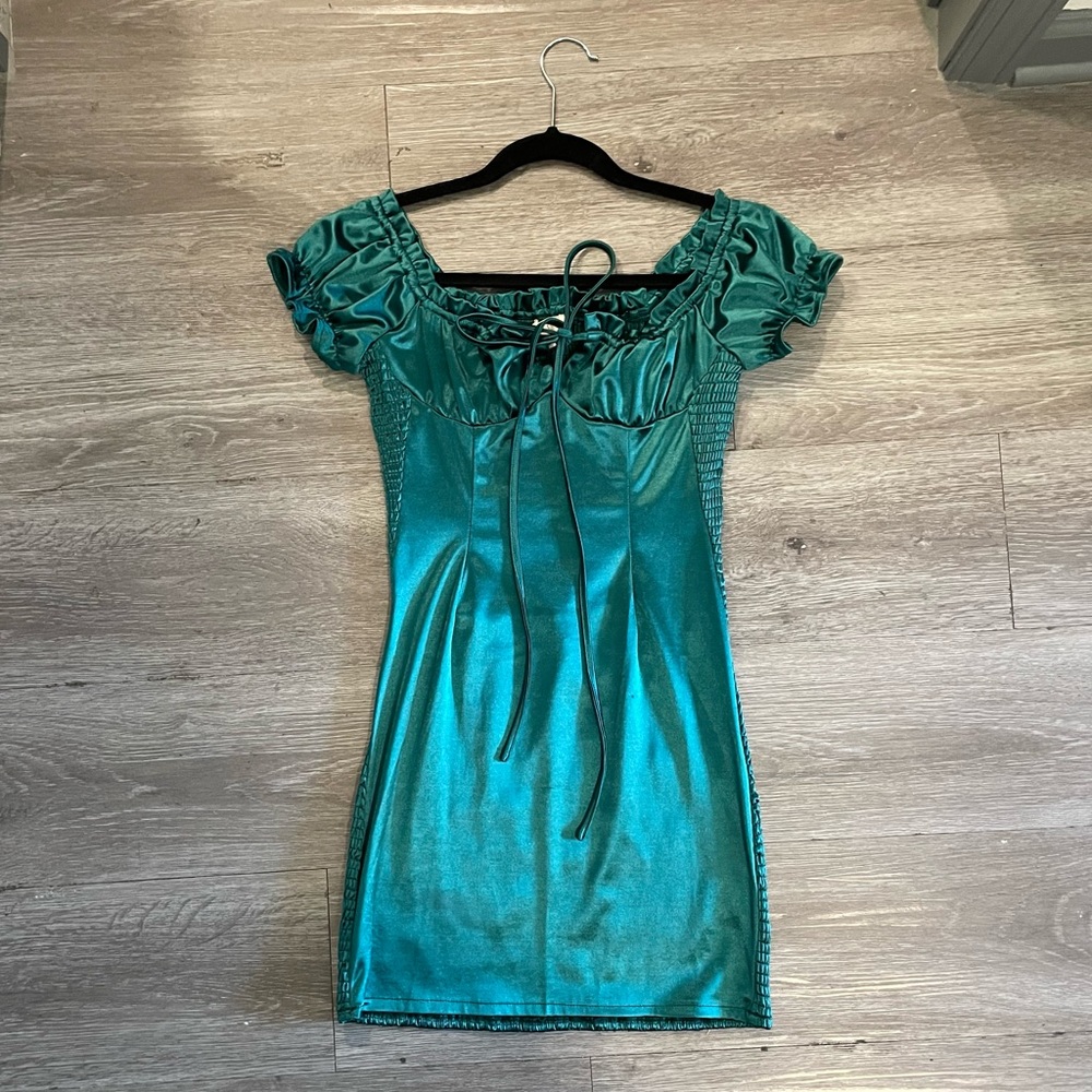 Green Windsor store mini dress